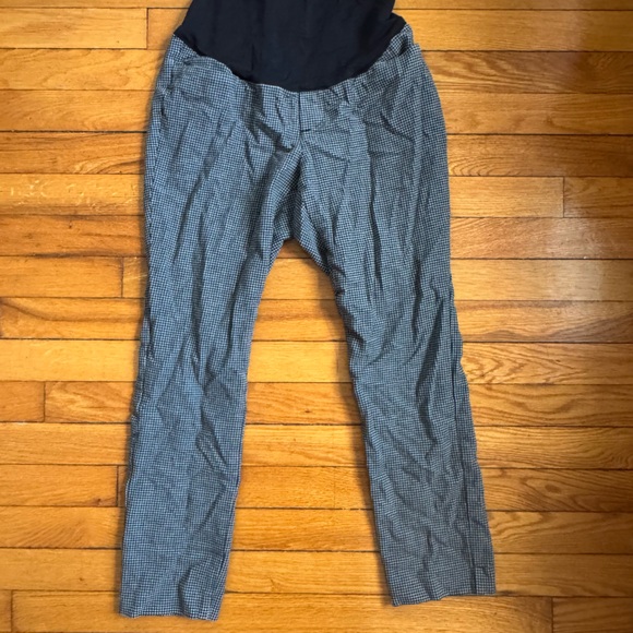 Old Navy Size 6 Maternity Full-Panel Pixie Straight Ankle Pants - Picture 2 of 4